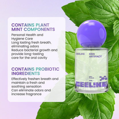 CEELIKE Probiotic Mouth Spray - Fresh Breath & Oral Health Formula - 2 X 20Ml