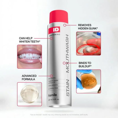 Id Stain Whitening Mouthwash Gunk Removing Mouthwash for Fresh Breath Hydrogen