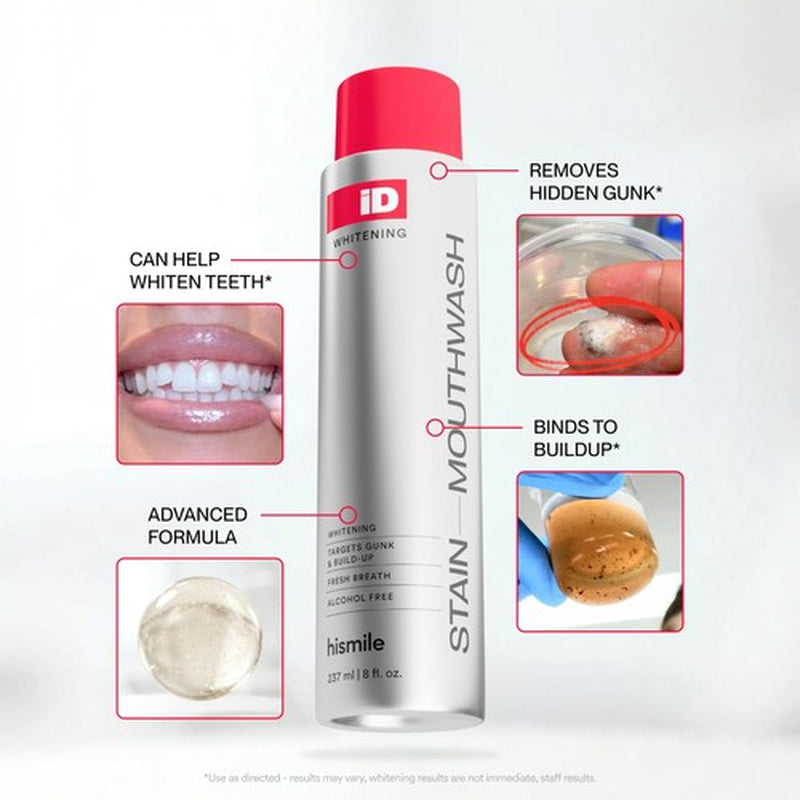 Id Stain Whitening Mouthwash Gunk Removing Mouthwash for Fresh Breath Hydrogen