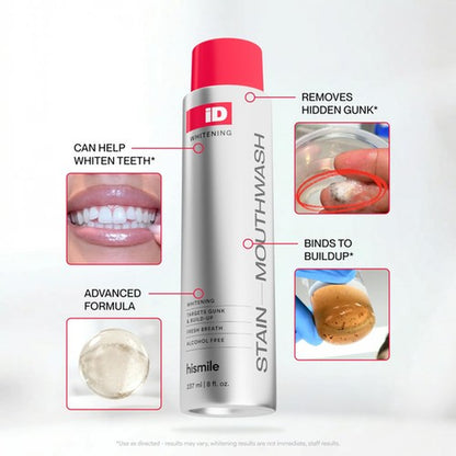 Id Stain Whitening Mouthwash Gunk Removing Mouthwash for Fresh Breath Hydrogen