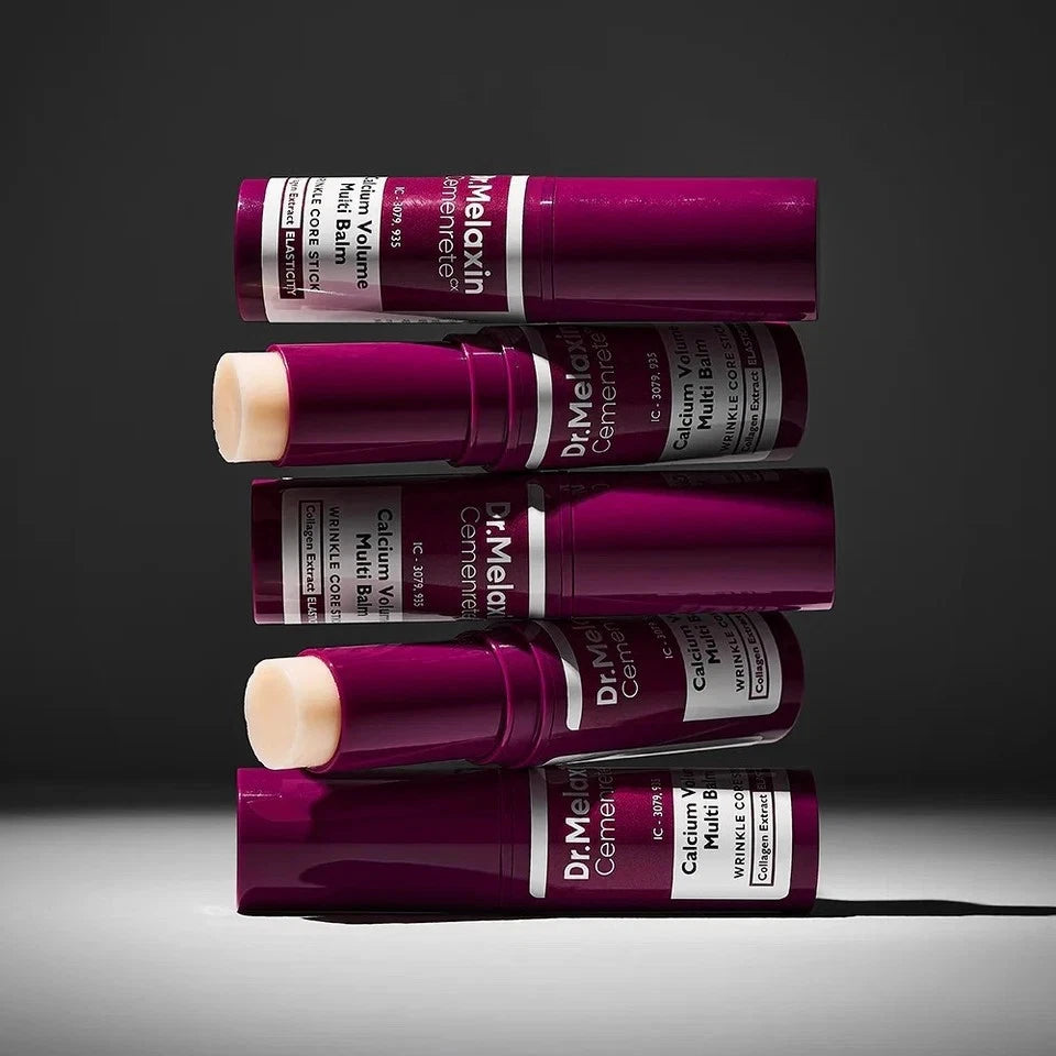 3X Dr.Melaxin Cemenrete Calcium Volume Multi Balm Wrinkle Core Stick K-Beauty 9G