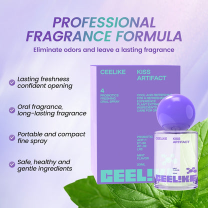 CEELIKE Probiotic Mouth Spray - Fresh Breath & Oral Health Formula - 2 X 20Ml