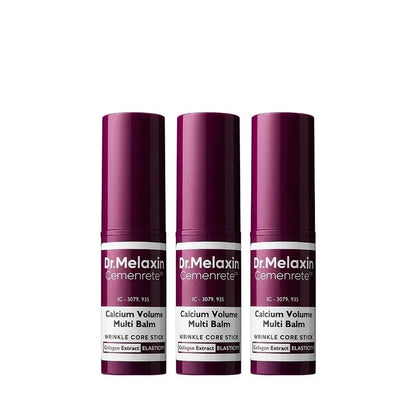3X Dr.Melaxin Cemenrete Calcium Volume Multi Balm Wrinkle Core Stick K-Beauty 9G