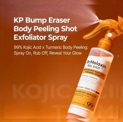 Dr. Melaxin Peel Shot Exfoliant Kojic Acid Turmeric Spray 200Ml Free Shipping